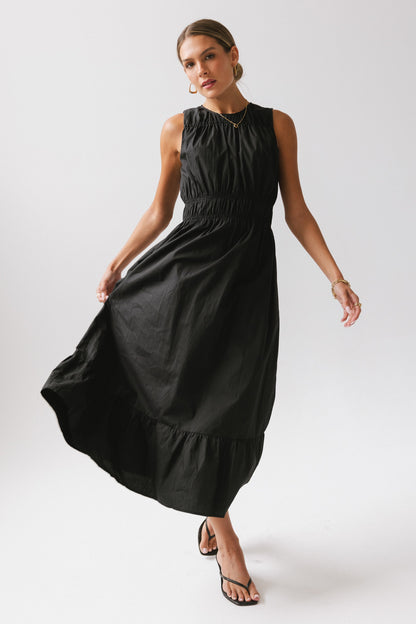 Carmina Tiered Dress in Black - FINAL SALE