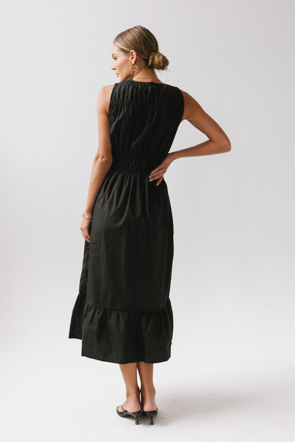 Carmina Tiered Dress in Black - FINAL SALE