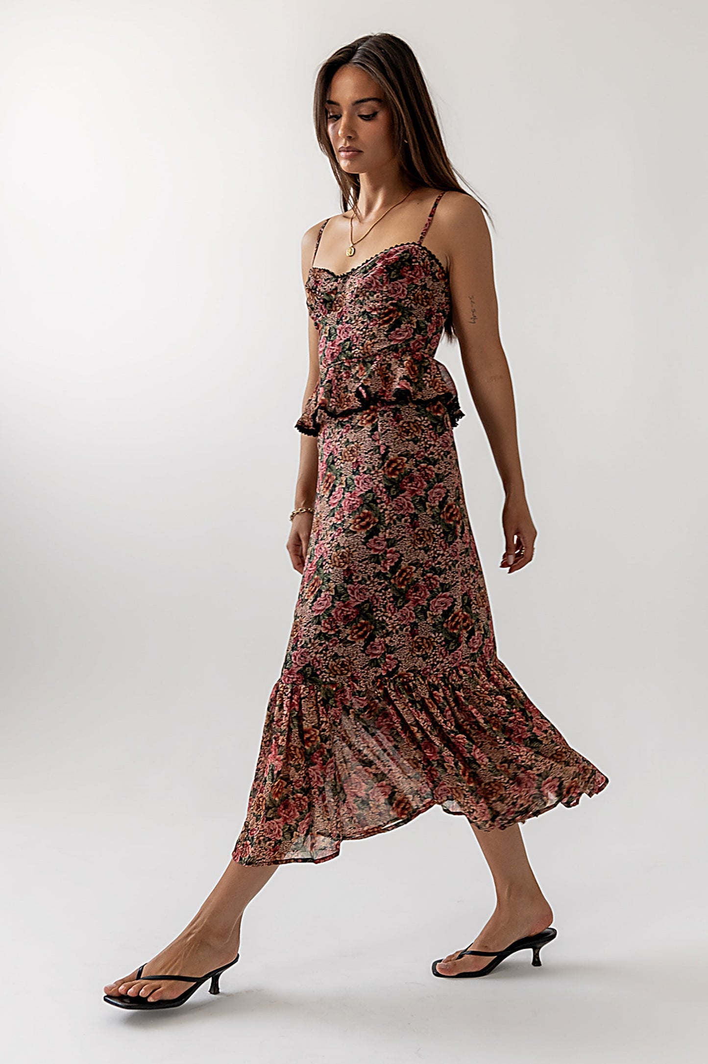 Jennie Floral Midi Dress - FINAL SALE