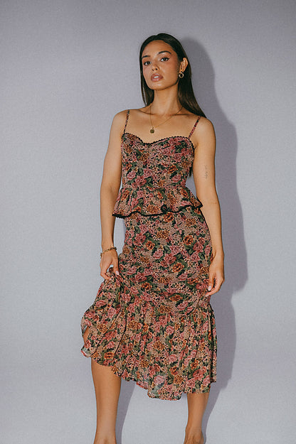 Jennie Floral Midi Dress - FINAL SALE