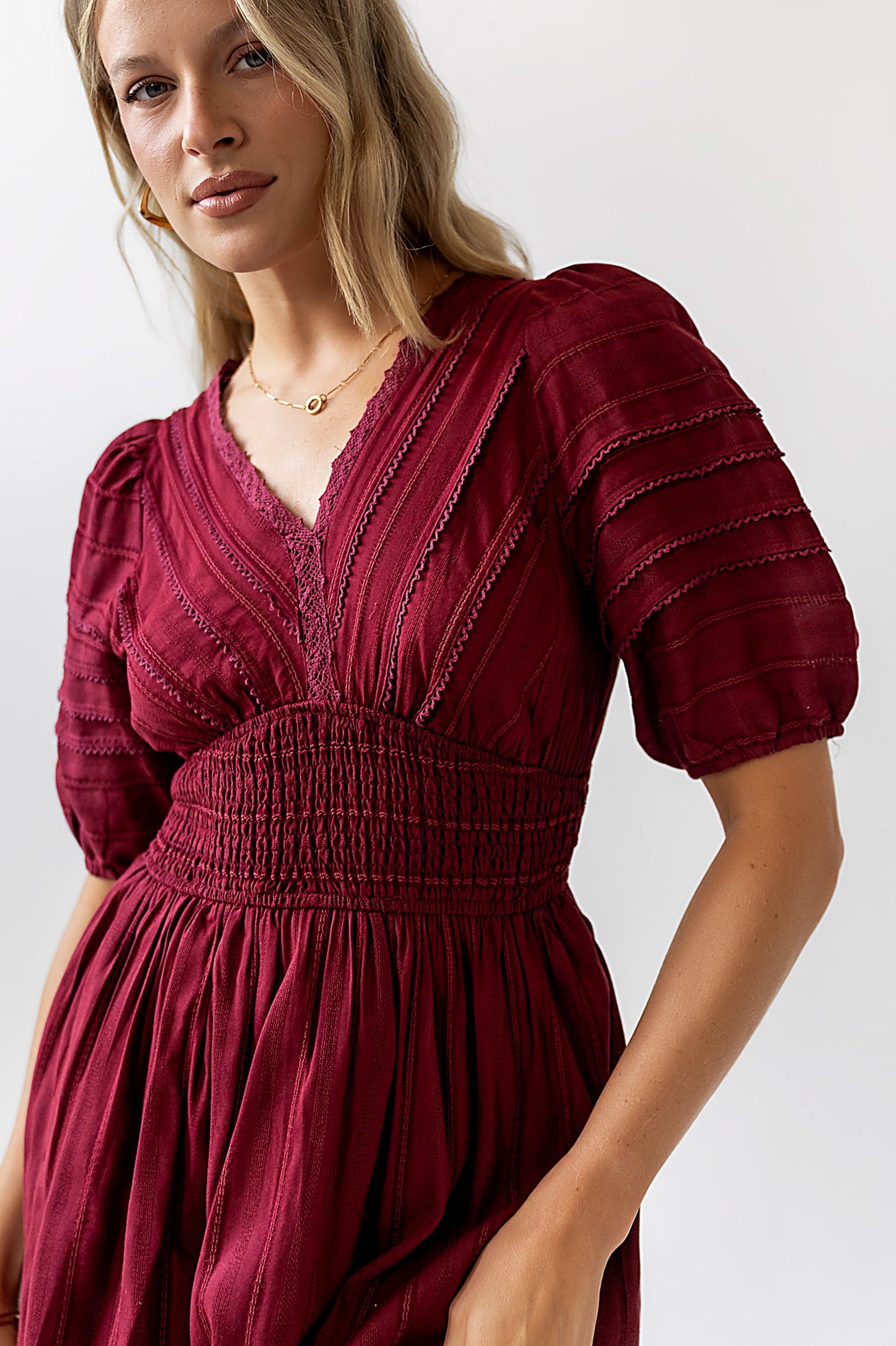 Tammia Ric Rac Midi Dress - FINAL SALE