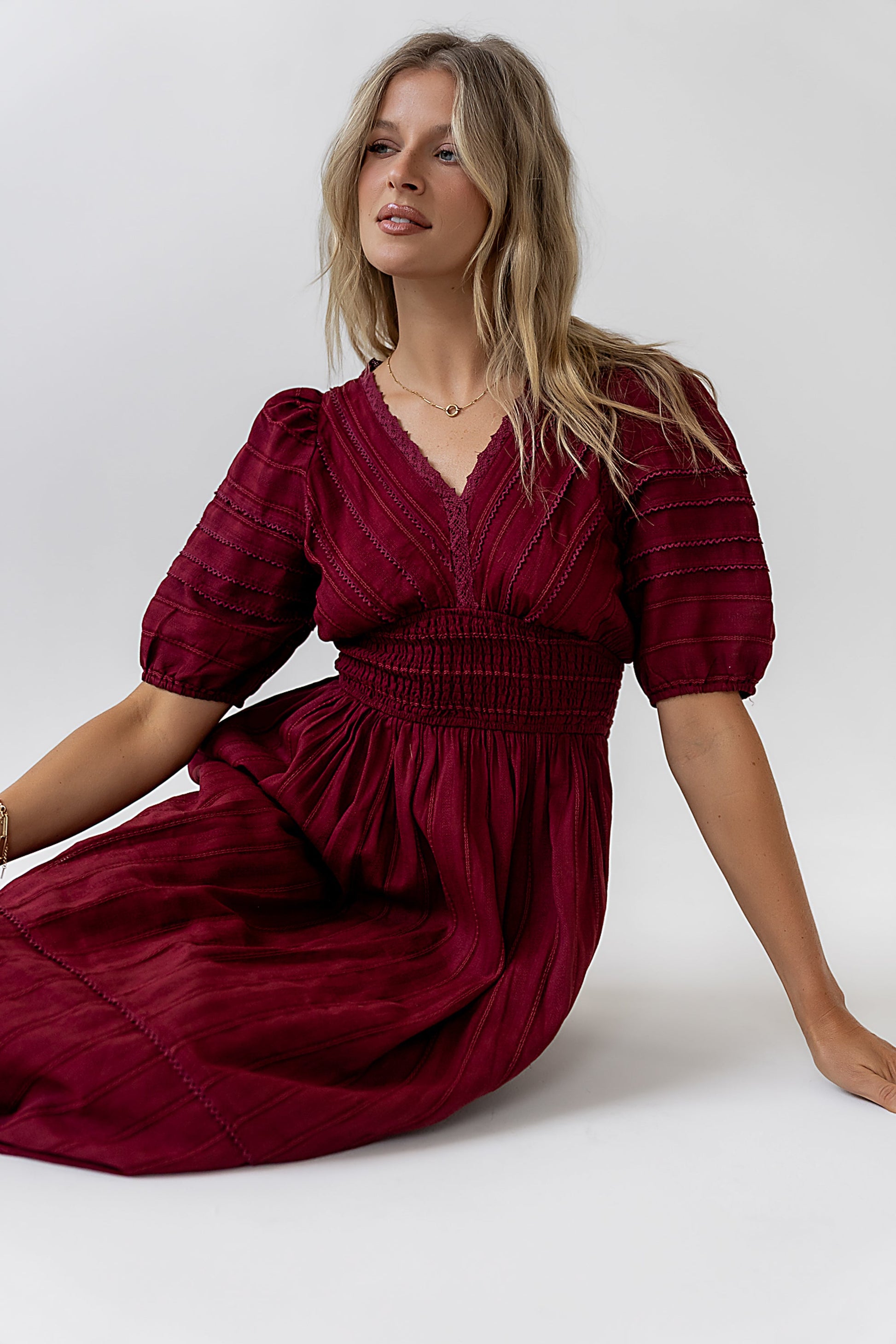 Tammia Ric Rac Midi Dress - FINAL SALE
