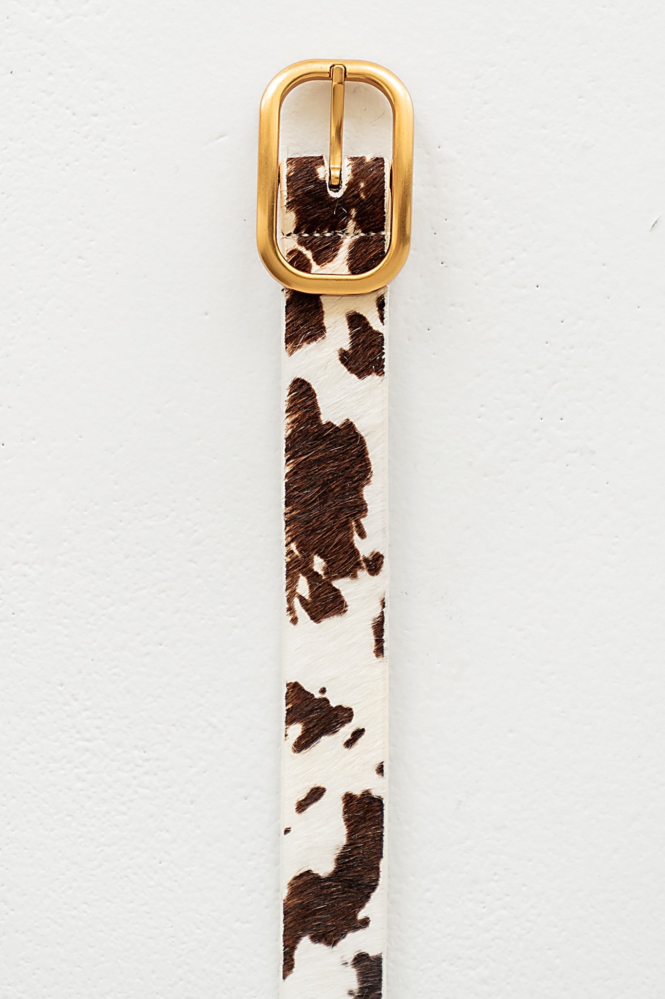 Hannah Cow Print Belt