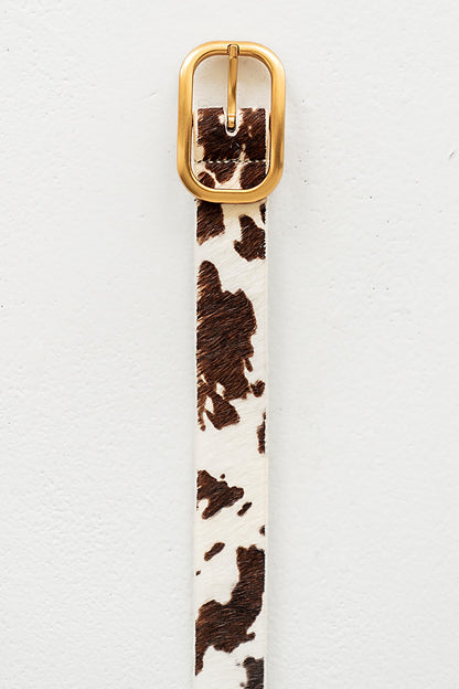 Hannah Cow Print Belt