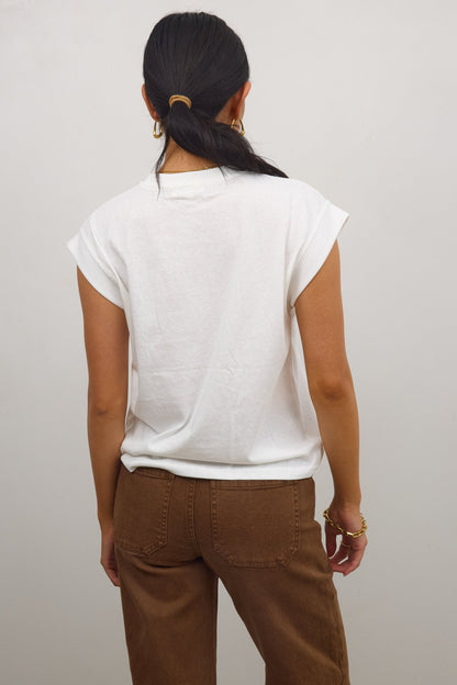 Arlo Top in White - FINAL SALE