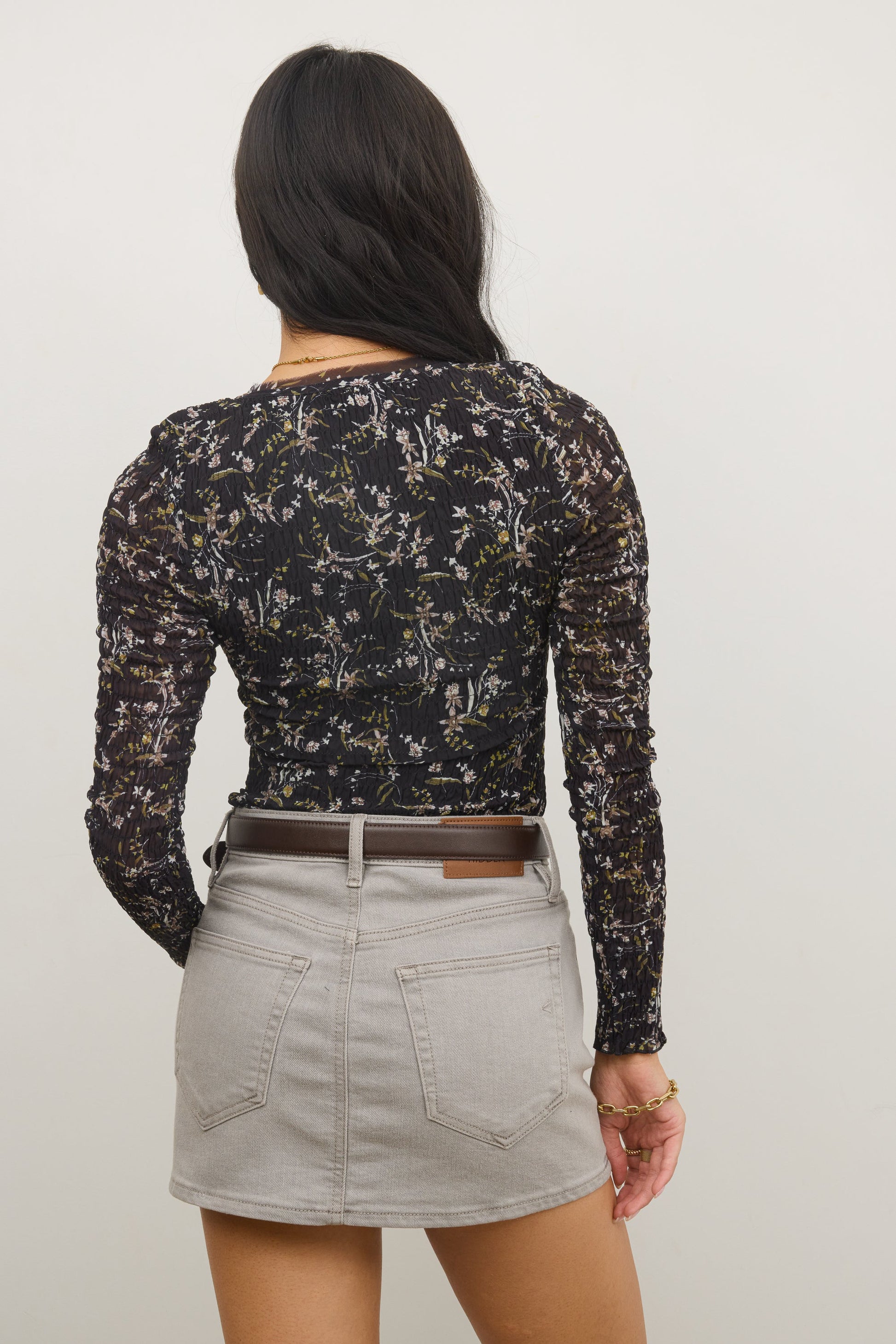 Shiloh Denim Mini Skirt