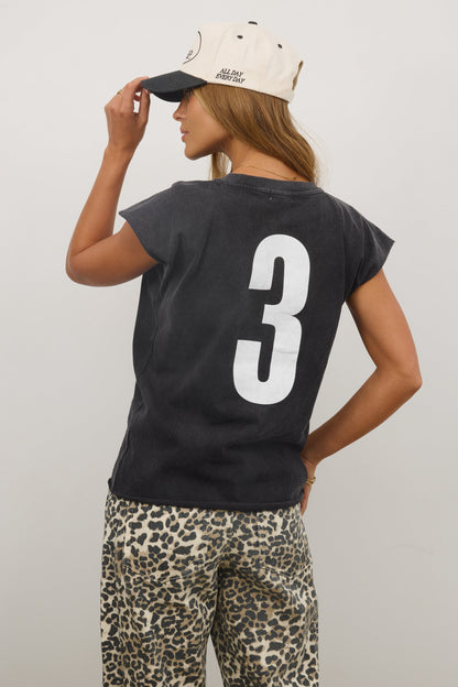 Vinnie Muscle Tee in Black