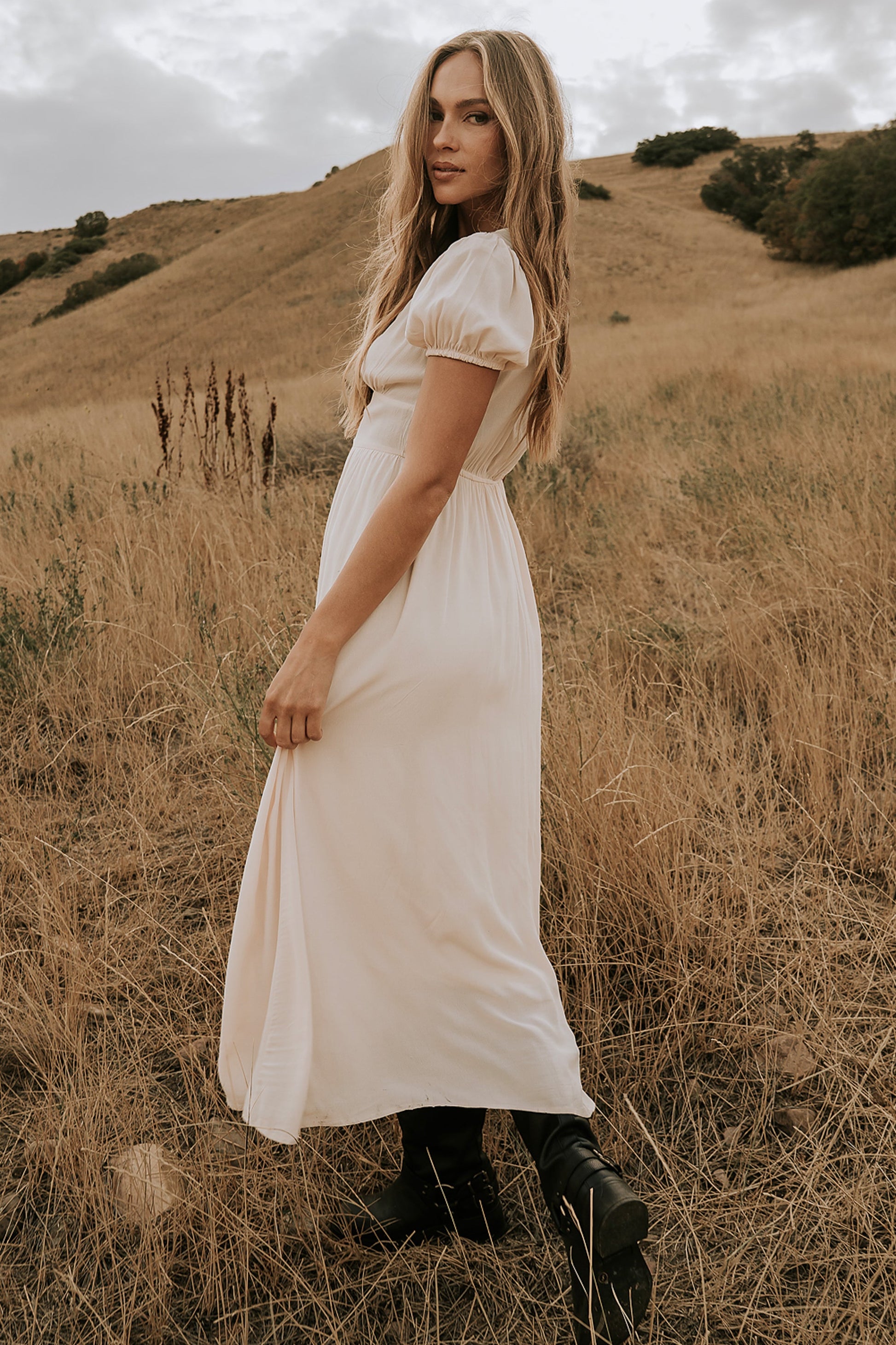 Kaydence Maxi Dress in Cream - FINAL SALE