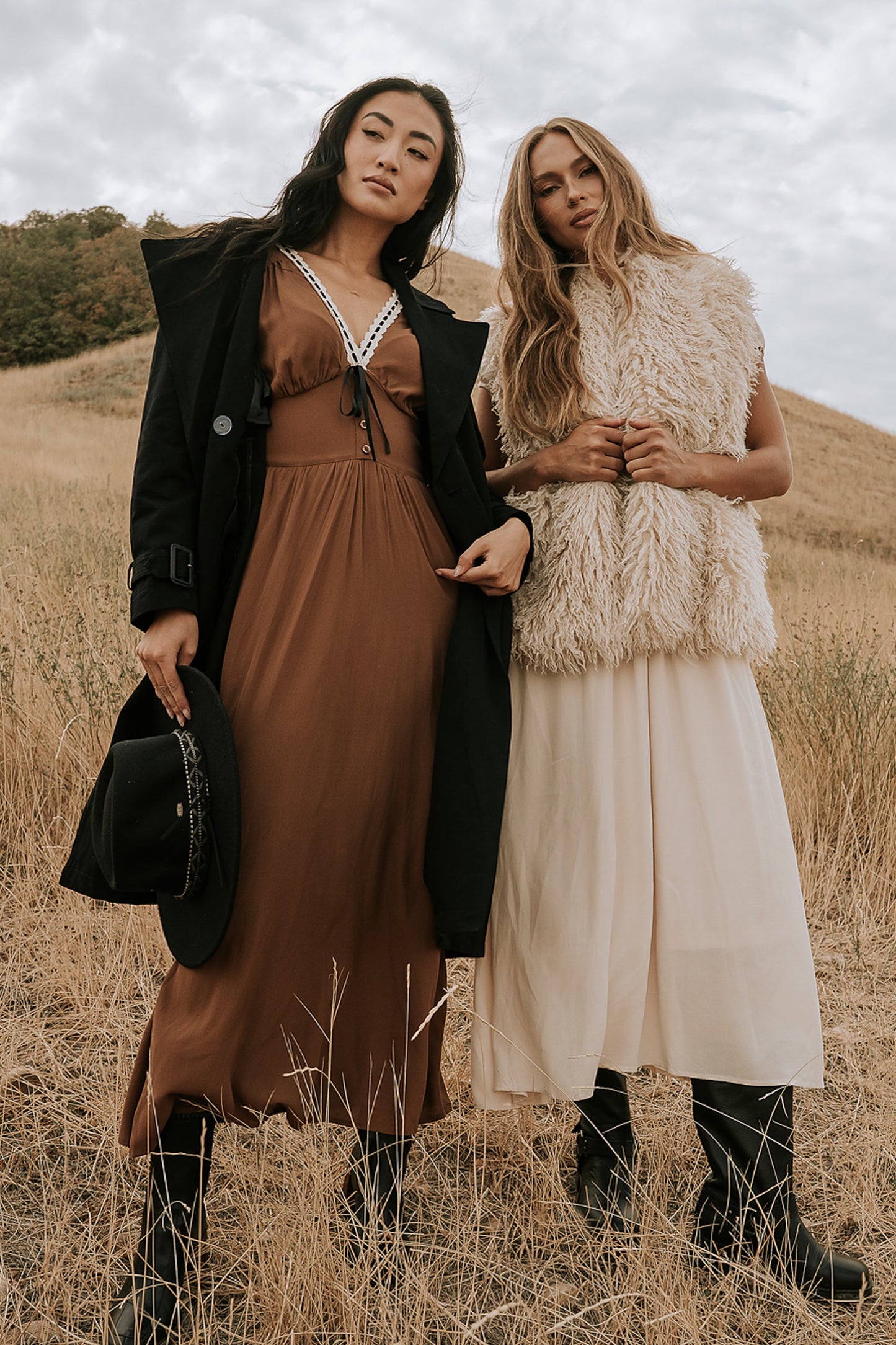 Kaydence Maxi Dress in Brown - FINAL SALE