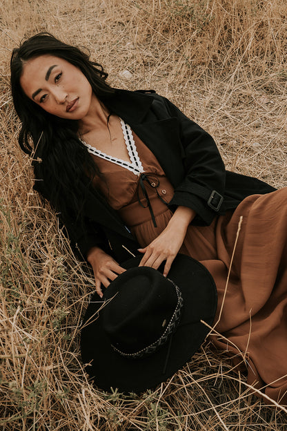 Kaydence Maxi Dress in Brown - FINAL SALE