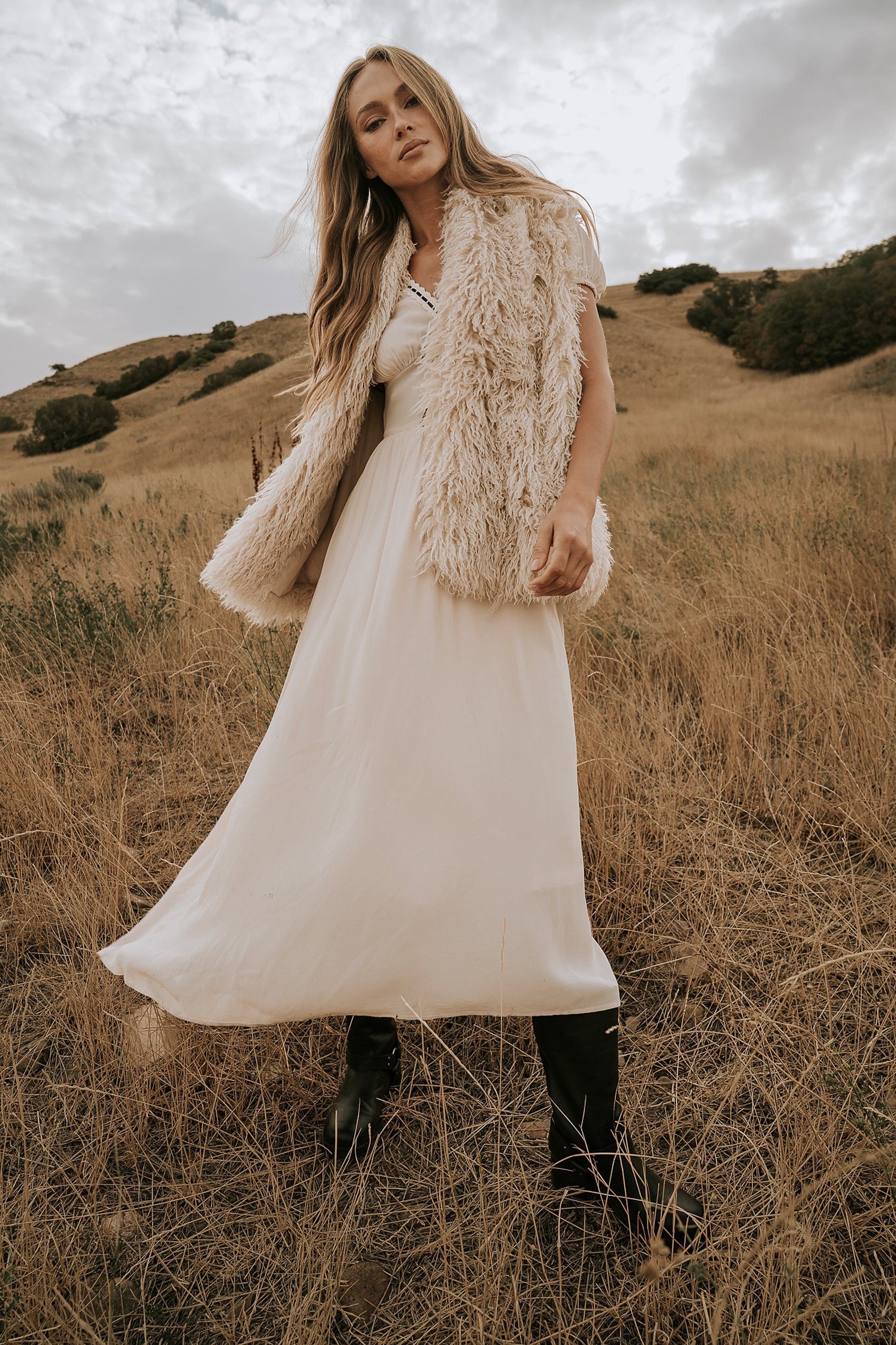 Kaydence Maxi Dress in Cream - FINAL SALE