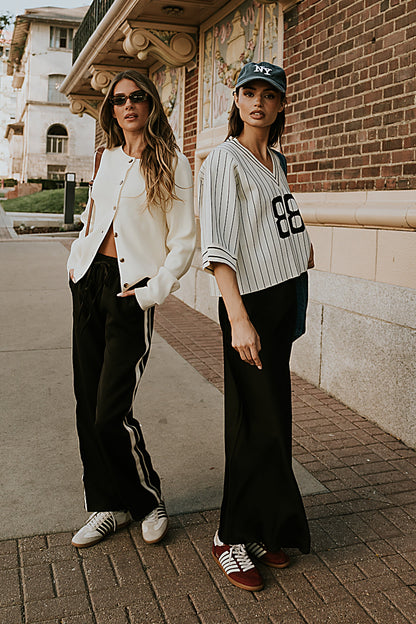 Robbin Satin Maxi Skirt in Black - FINAL SALE