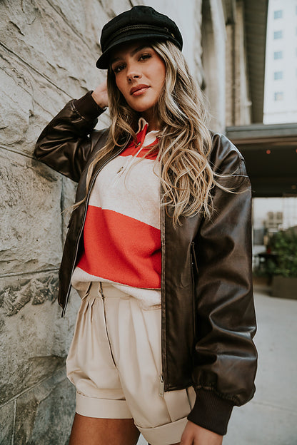 Siena Vegan Leather Jacket - FINAL SALE