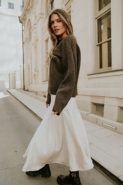 Josey Oversized Sweater in Brown - FINAL SALE