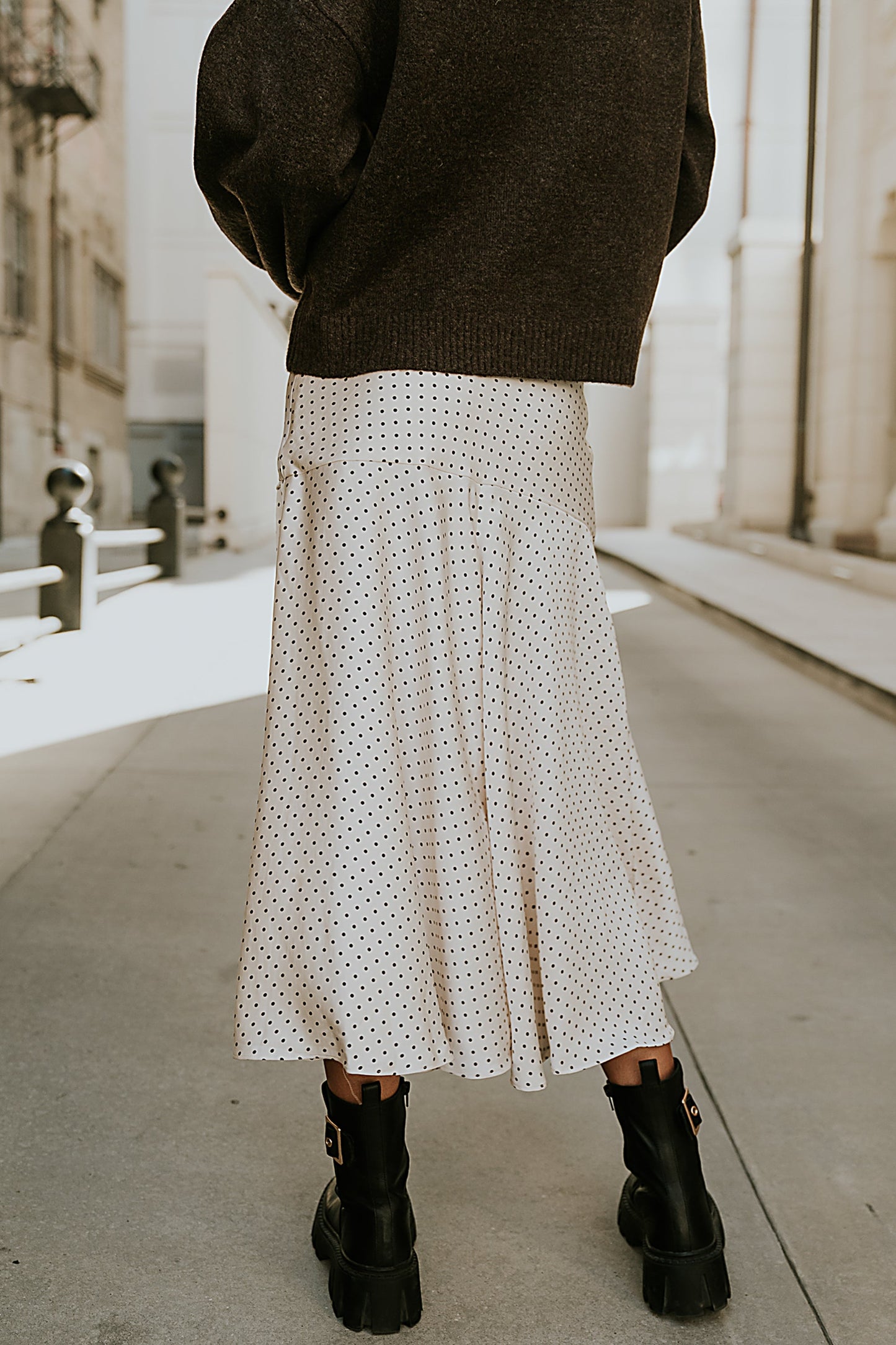 Everly Satin Midi Skirt - FINAL SALE