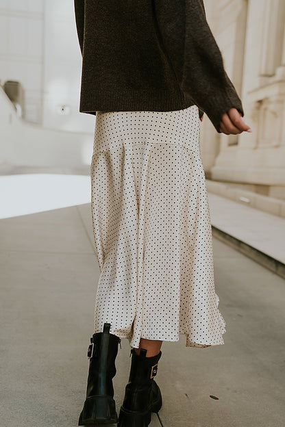 Everly Satin Midi Skirt - FINAL SALE