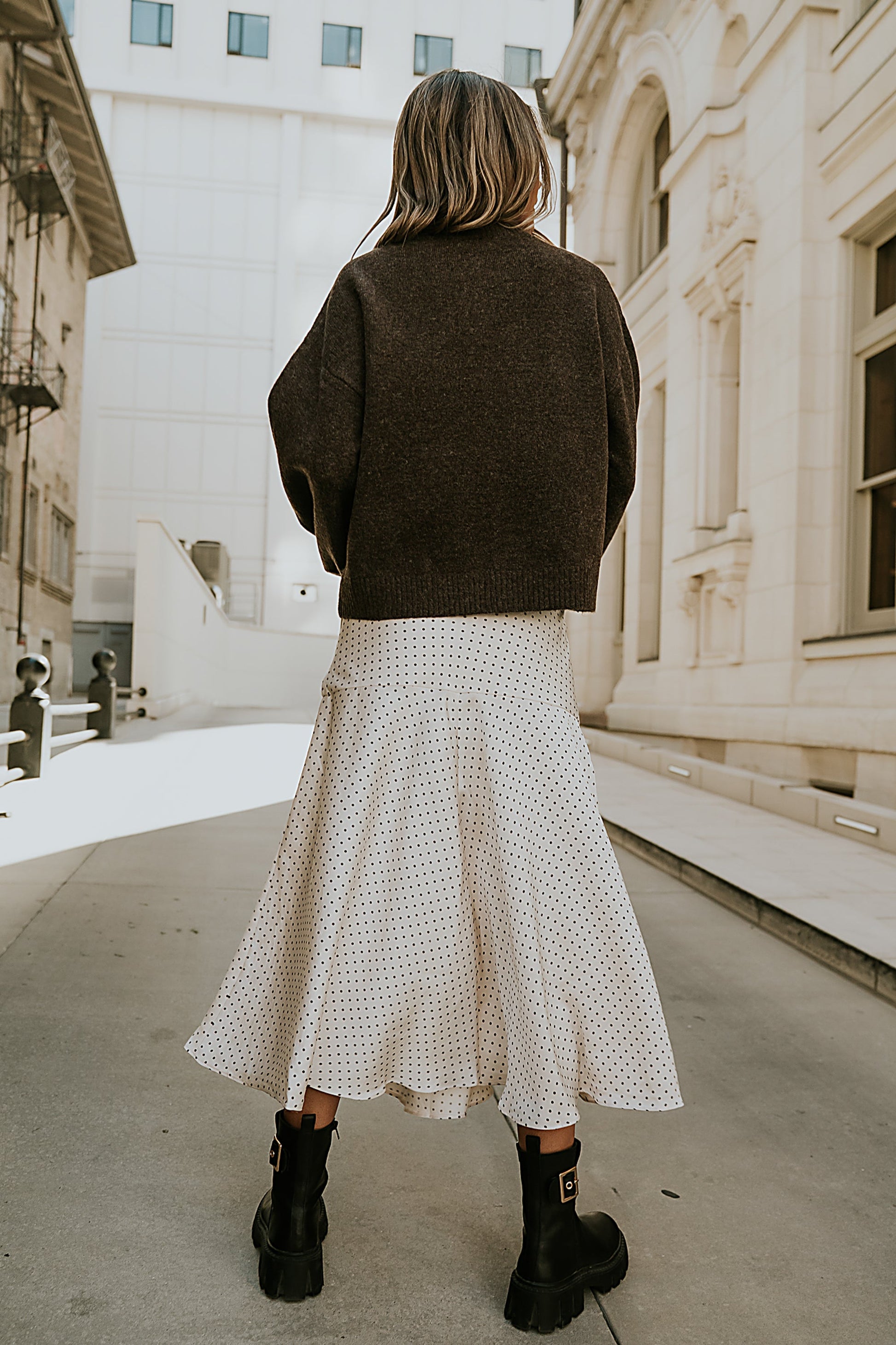 Everly Satin Midi Skirt - FINAL SALE