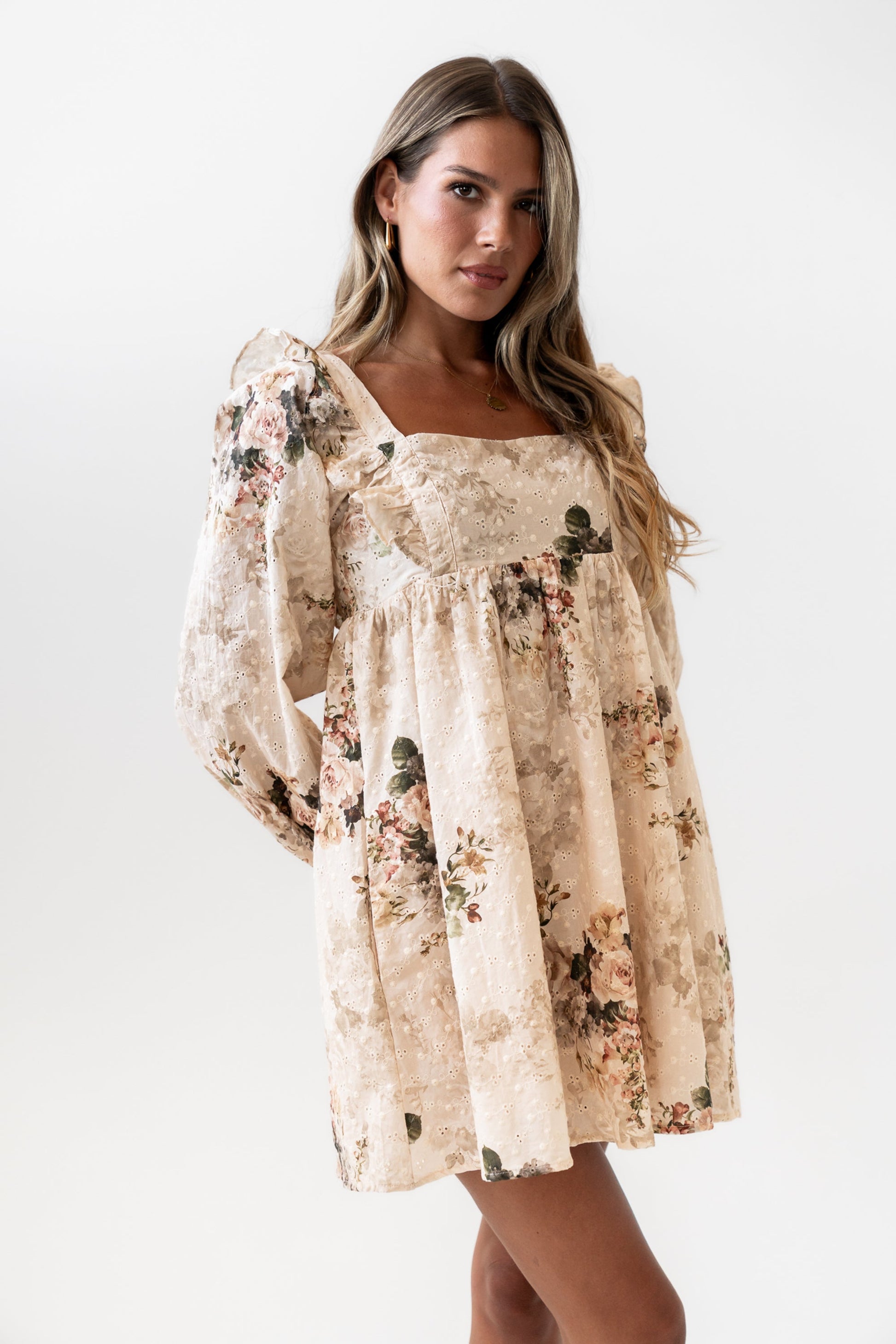 Kathy Floral Mini Dress - FINAL SALE