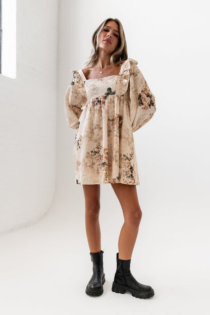 Kathy Floral Mini Dress - FINAL SALE