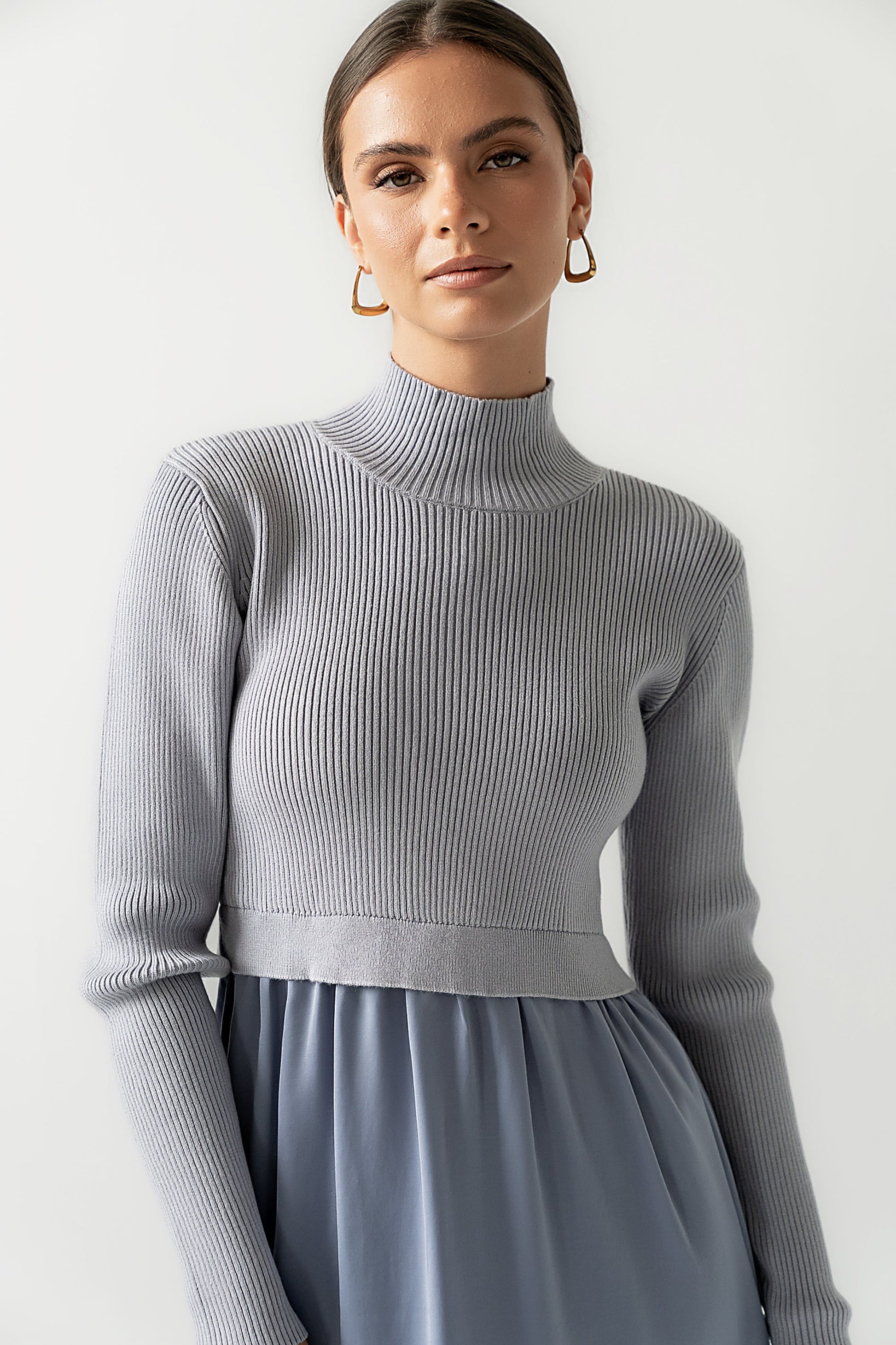 Zeda Midi Dress in Blue - FINAL SALE