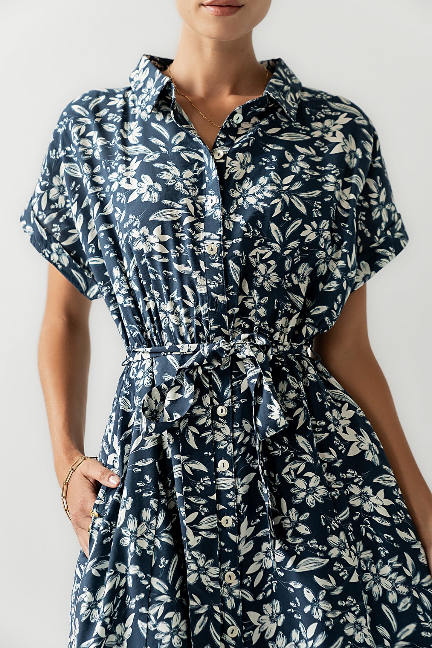 Zeke Floral Midi Dress