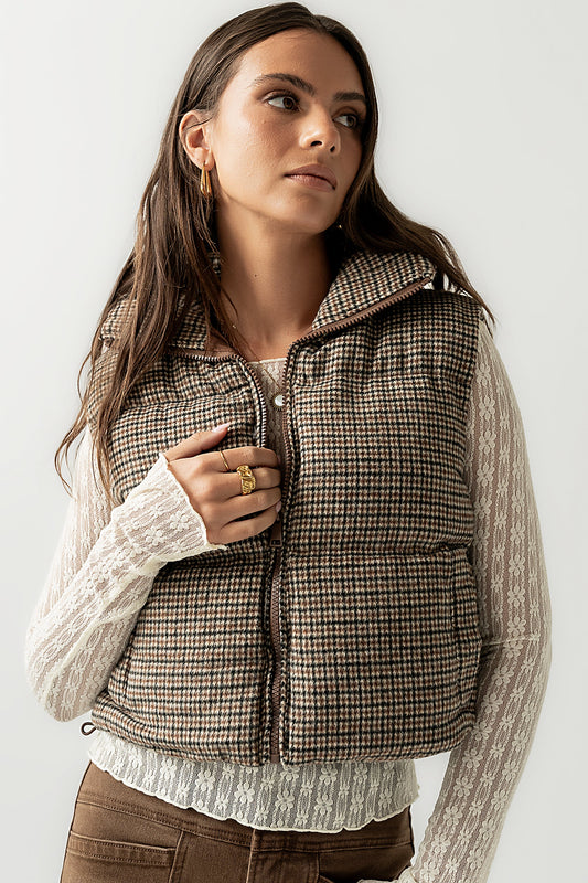 Brielle Puffer Vest in Black - FINAL SALE