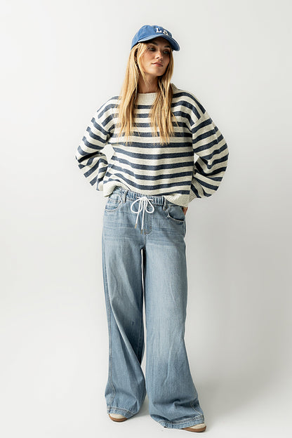 Josey Oversized Sweater in Blue - FINAL SALE