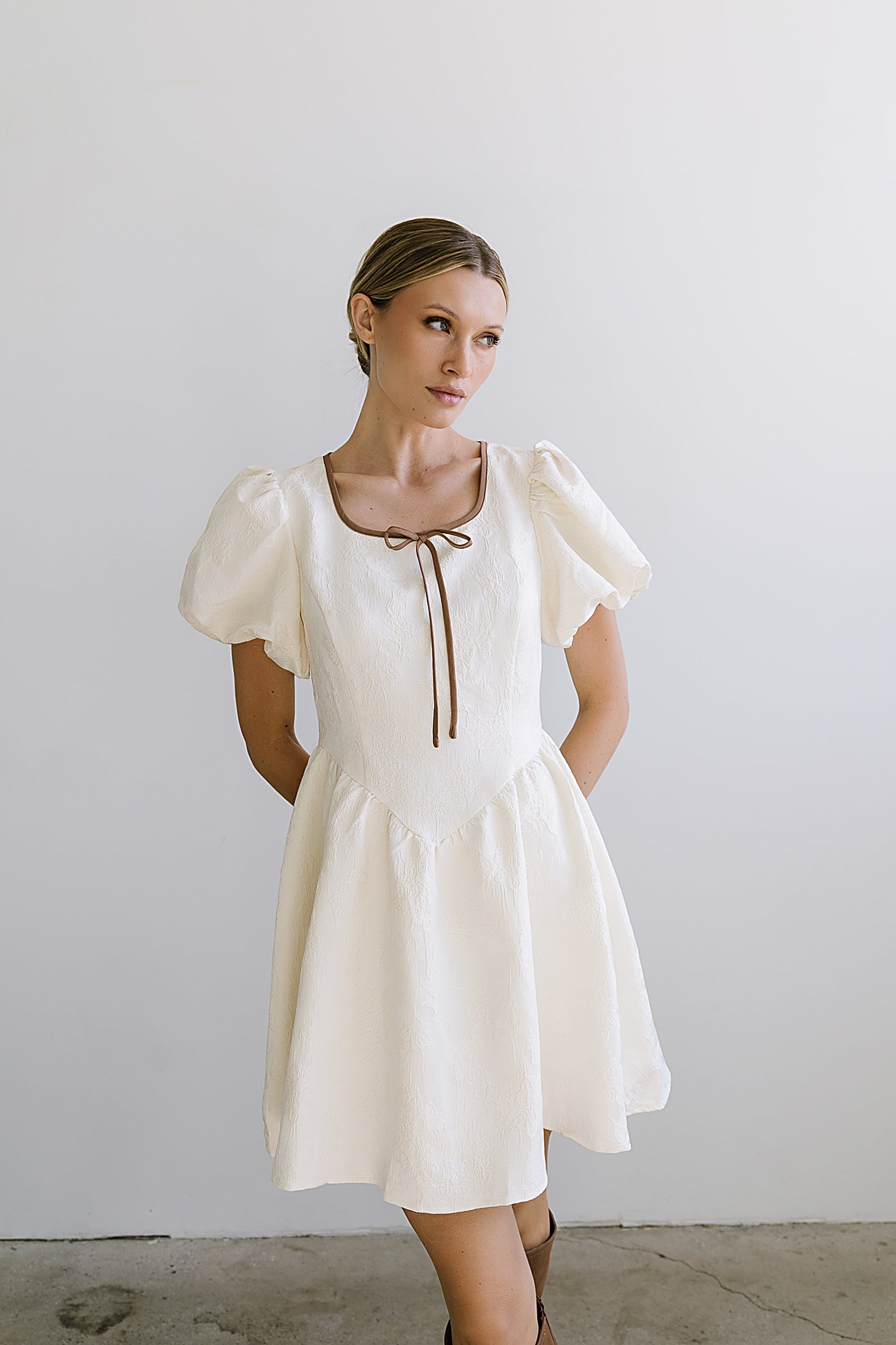 Mazie Textured Mini Dress - FINAL SALE