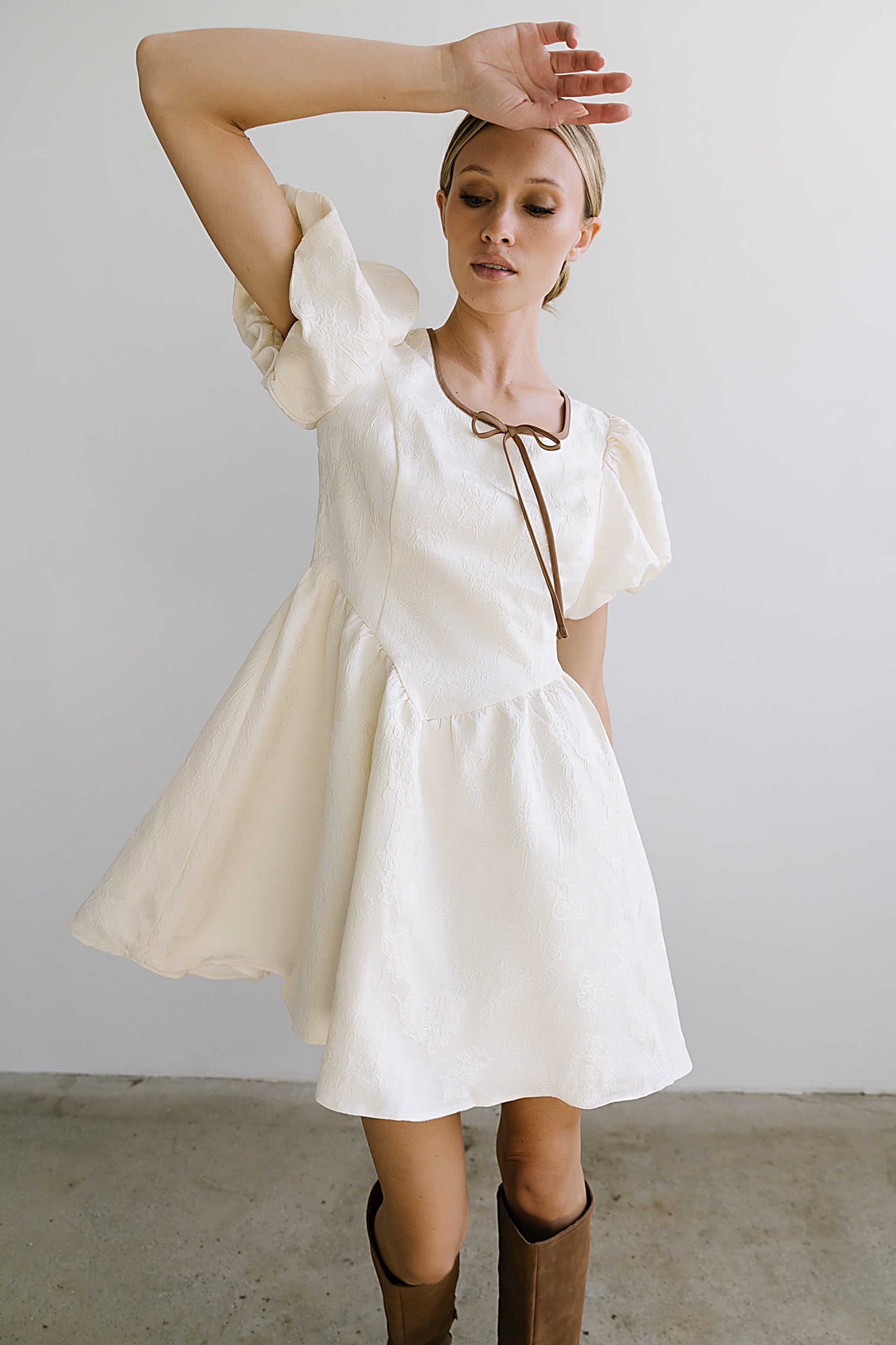 Mazie Textured Mini Dress - FINAL SALE