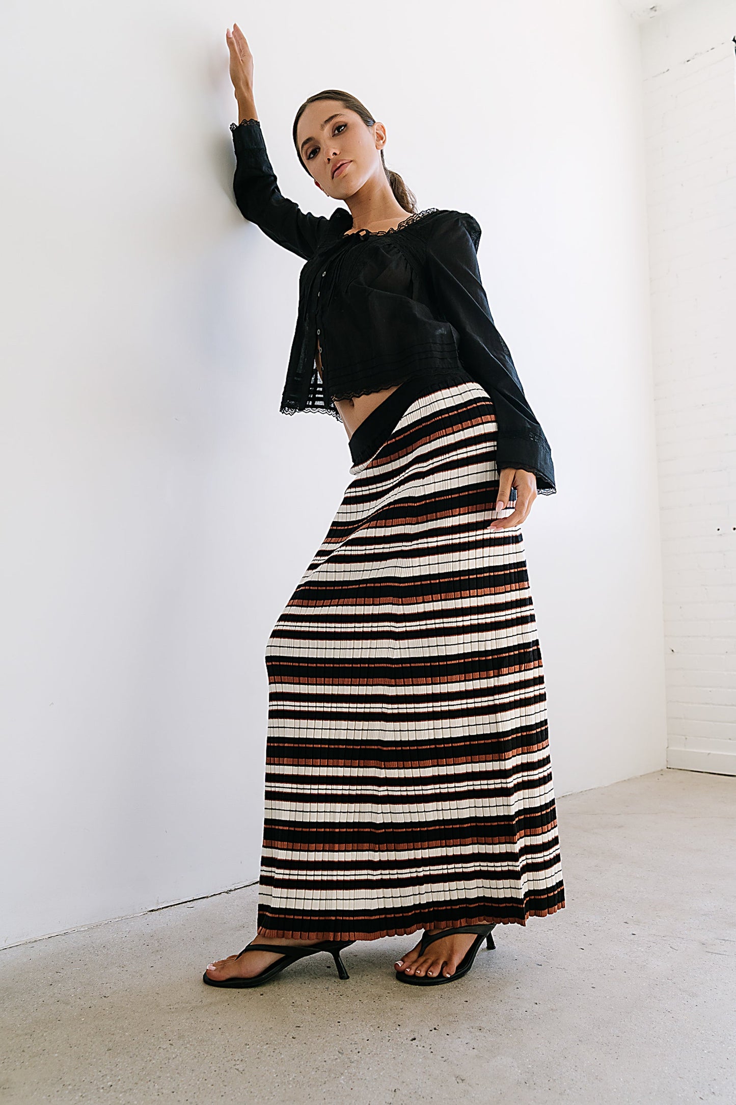 Anne Striped Maxi Skirt - FINAL SALE