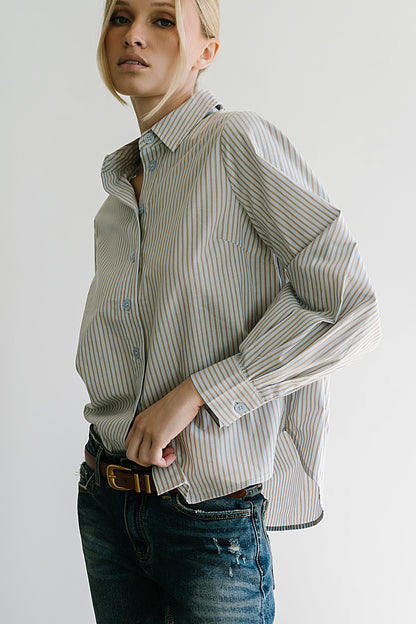 Ronnie Striped Button Up - FINAL SALE