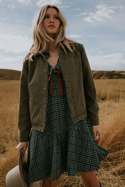 Roman Chore Jacket in Olive - FINAL SALE