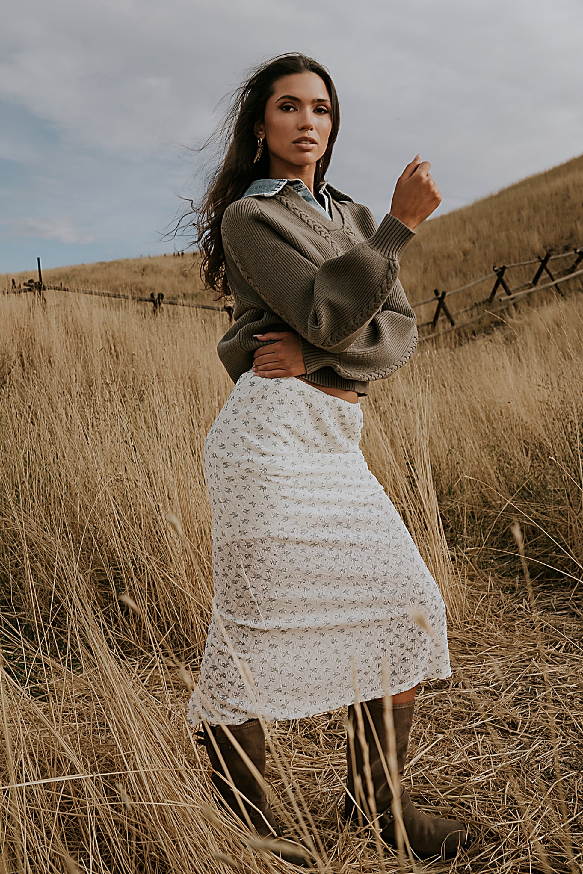 Kenyen Lace Maxi Skirt - FINAL SALE