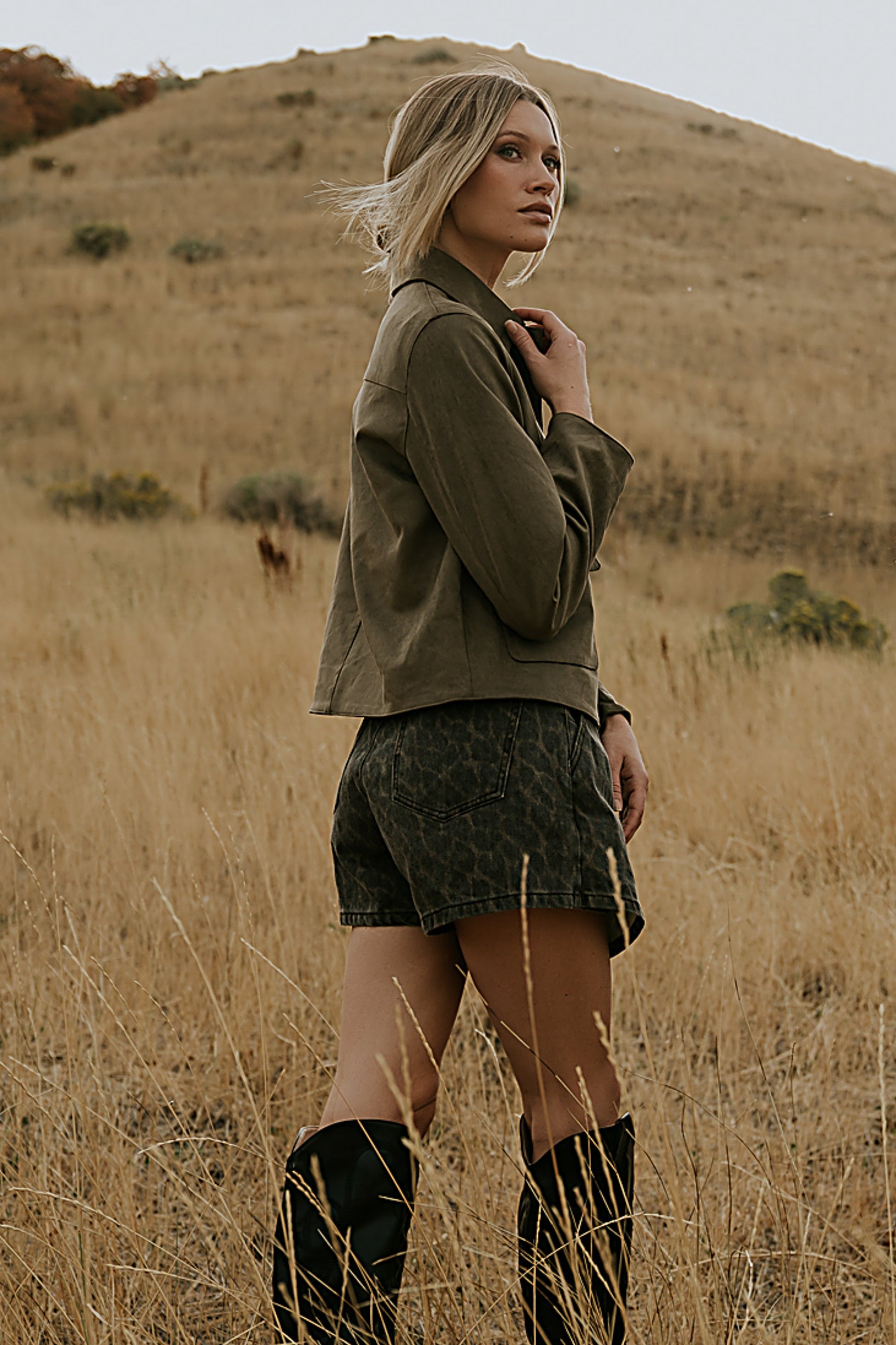 Luka Leopard Mini Skort - FINAL SALE