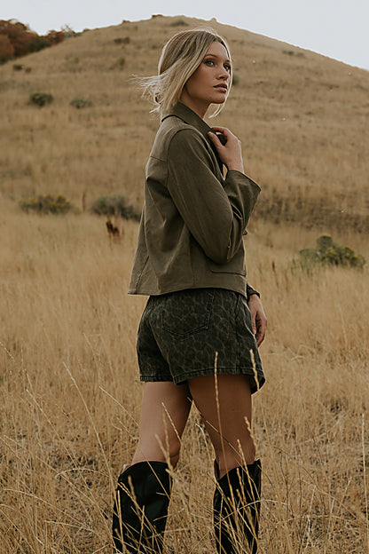 Luka Leopard Mini Skort - FINAL SALE
