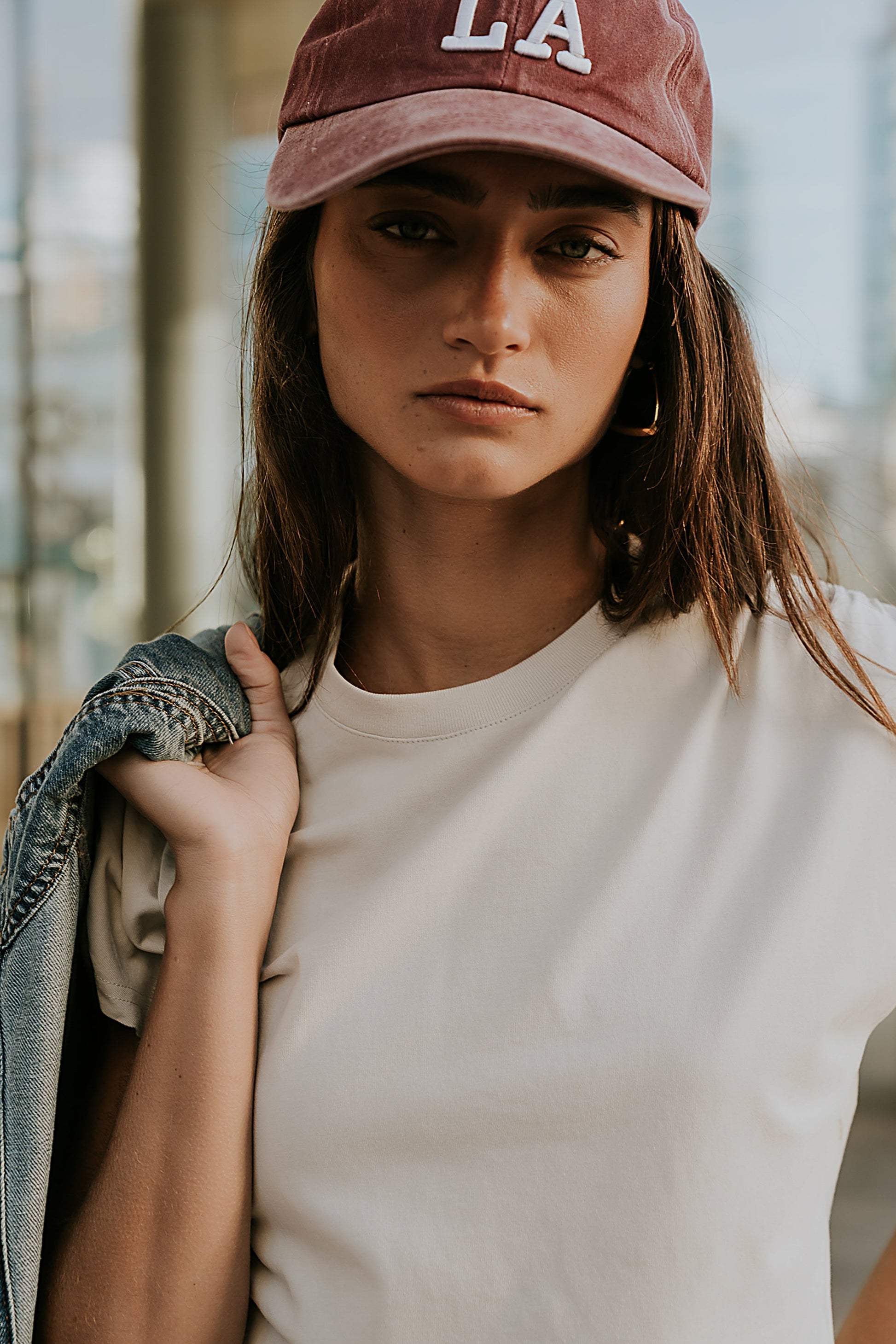 Noelle Ruched Top in Ecru