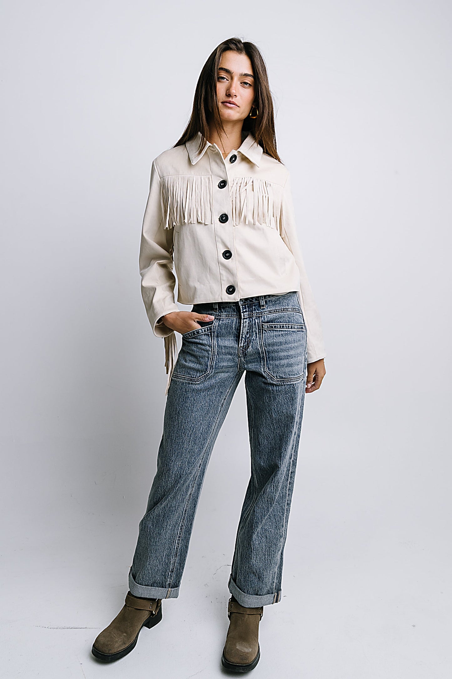 Amber Wide Leg Jeans in Medium Wash - FINAL SALE