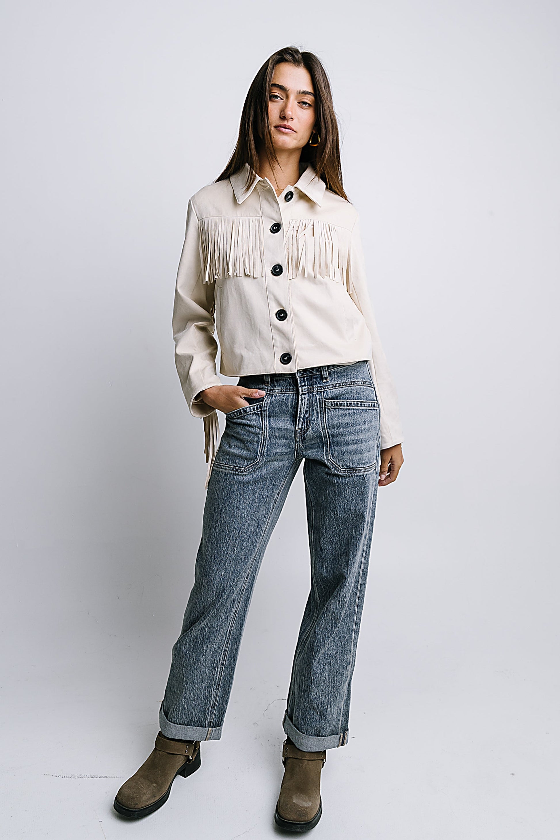 Amber Wide Leg Jeans in Medium Wash - FINAL SALE