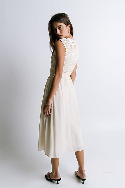 Johna Smocked Midi Dress - FINAL SALE