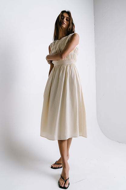 Johna Smocked Midi Dress - FINAL SALE