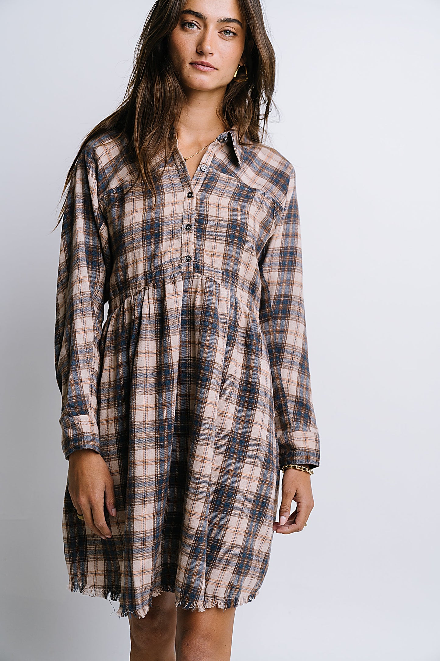 Karrie Plaid Mini Dress - FINAL SALE