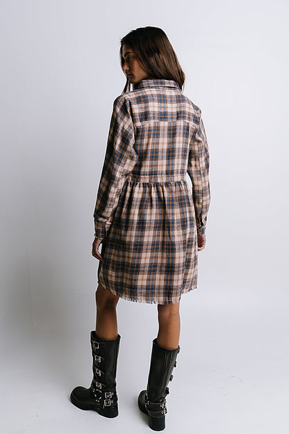 Karrie Plaid Mini Dress - FINAL SALE