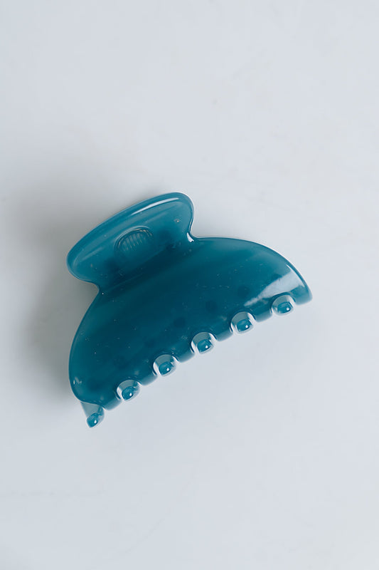 Sienna Claw Clip in Blue - FINAL SALE