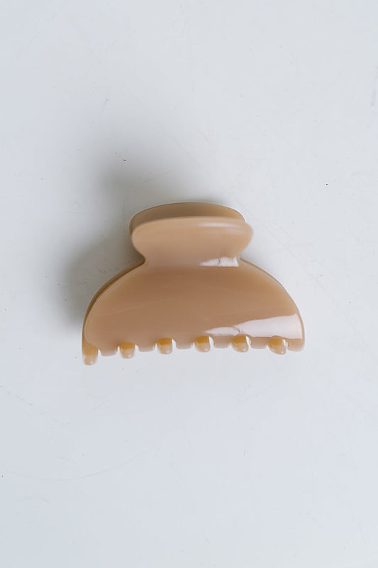 Sienna Claw Clip in Taupe - FINAL SALE