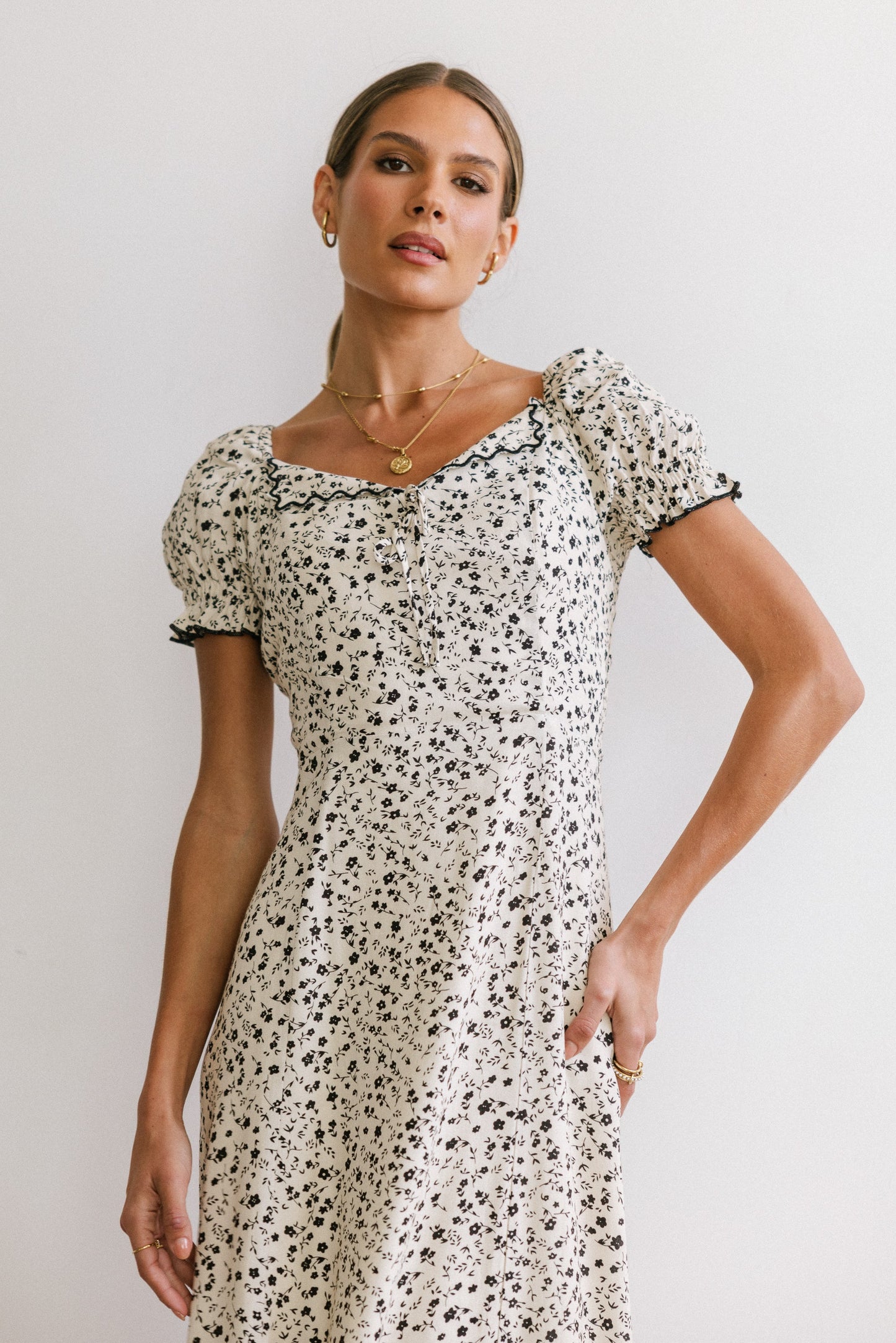 Marlow Maxi Dress in Cream - FINAL SALE