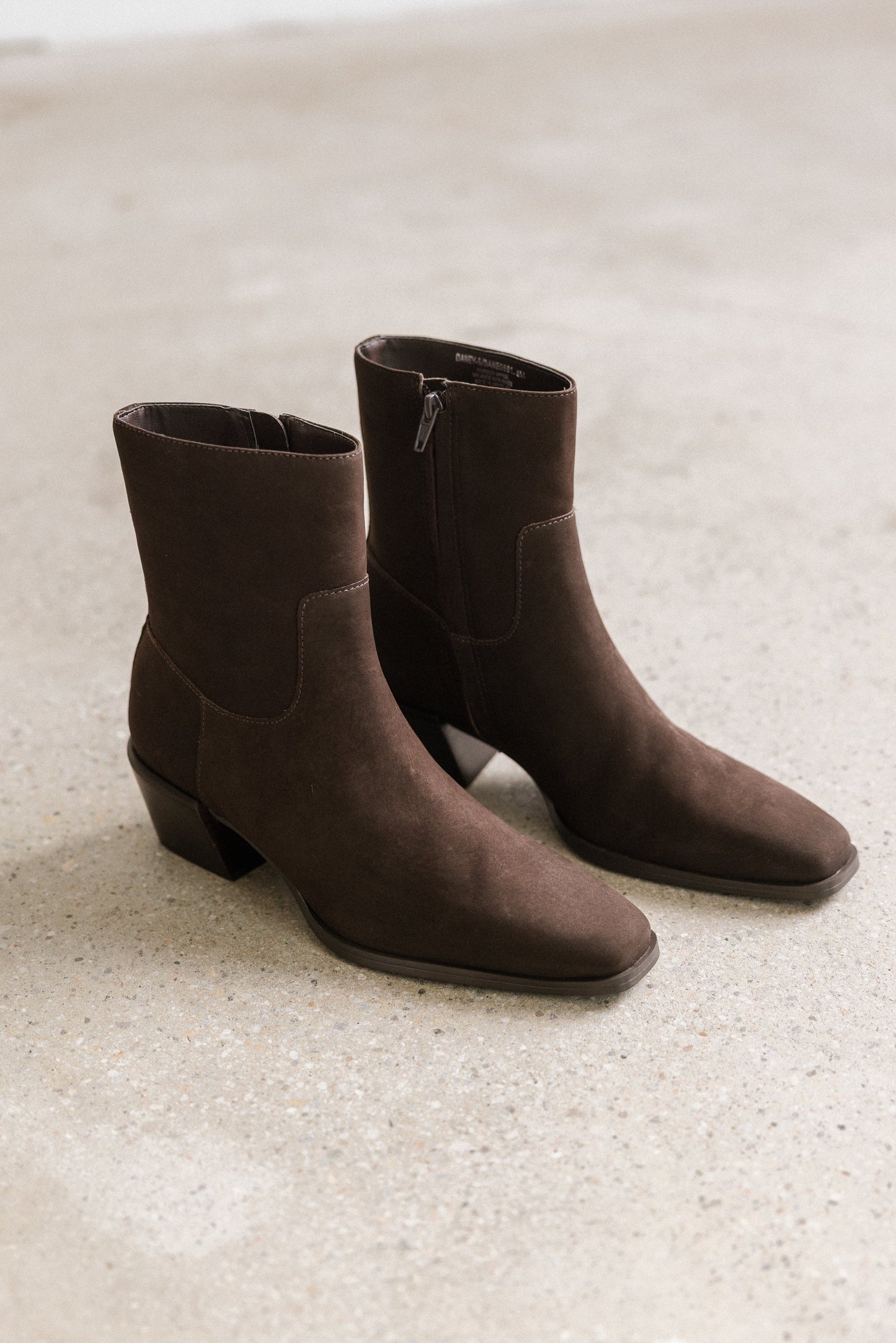 Steve Madden Daney Boots in Brown Suede