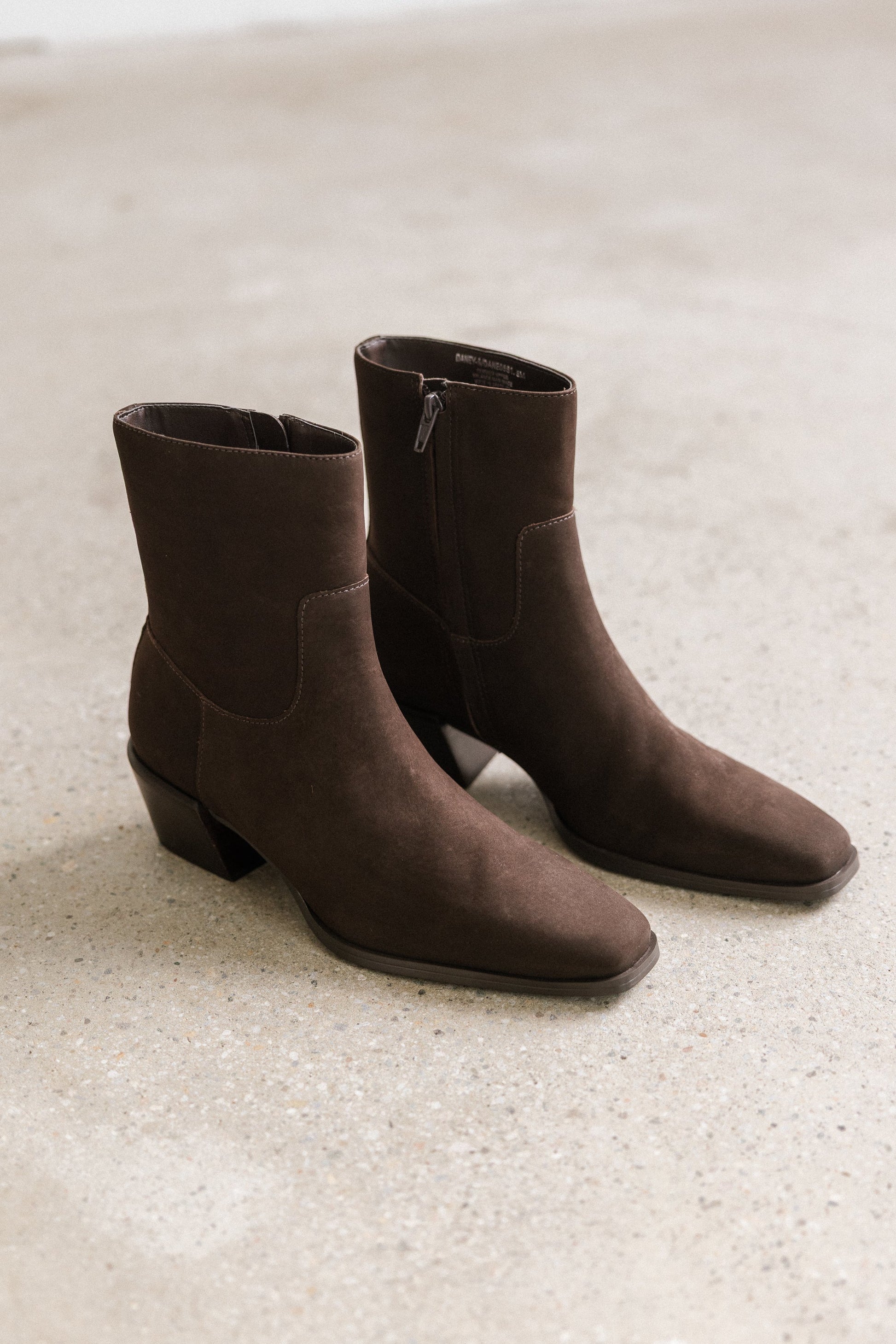 Steve Madden Daney Boots in Brown Suede