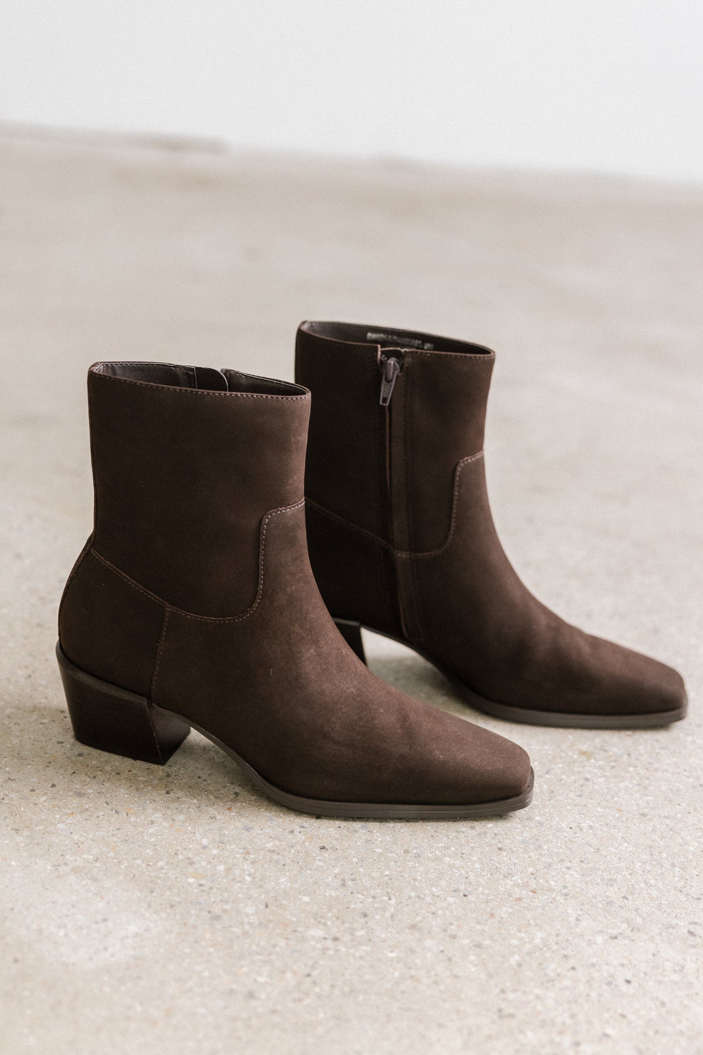 Steve Madden Daney Boots in Brown Suede