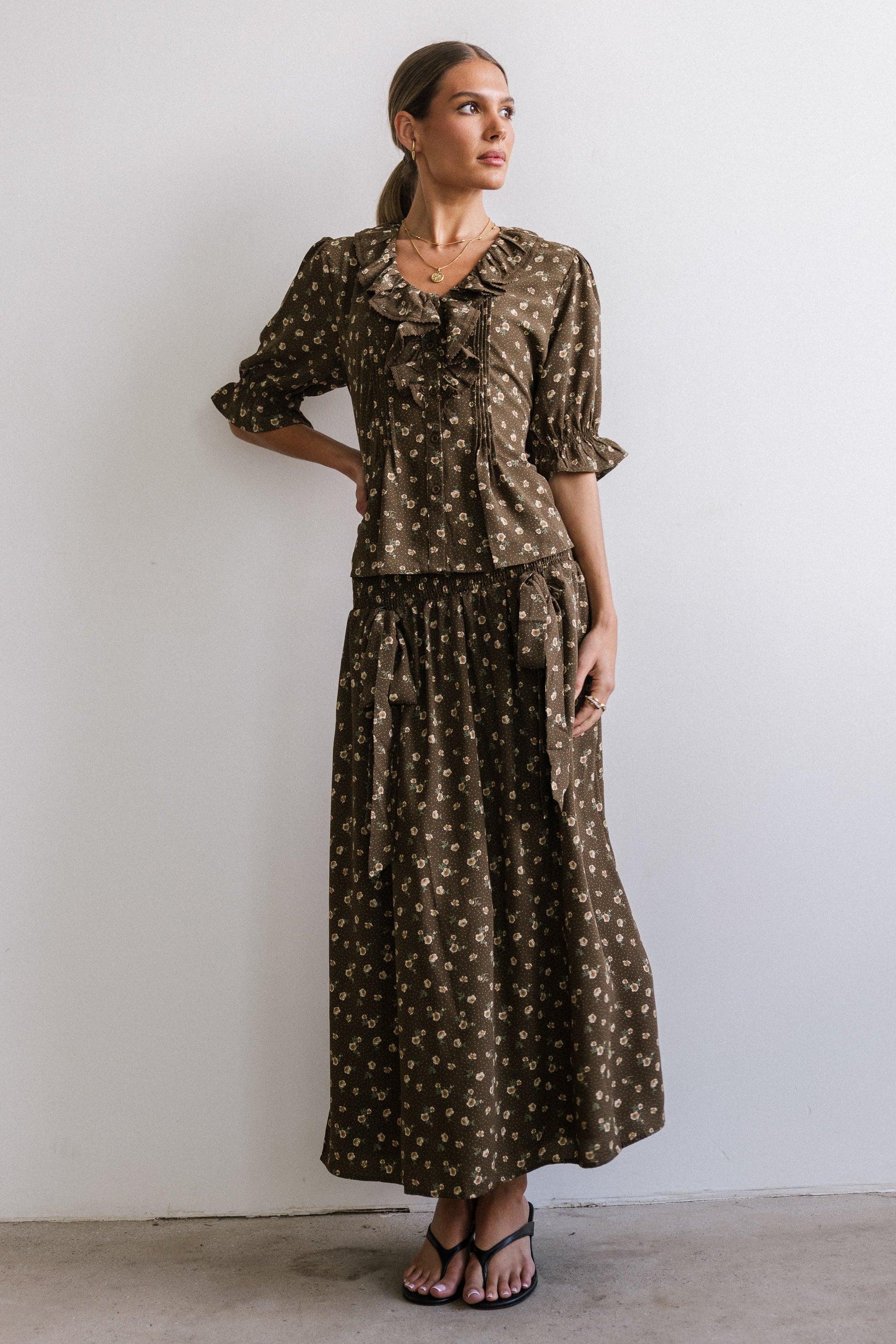 Xander Floral Maxi Skirt - FINAL SALE