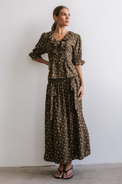 Xander Floral Maxi Skirt - FINAL SALE